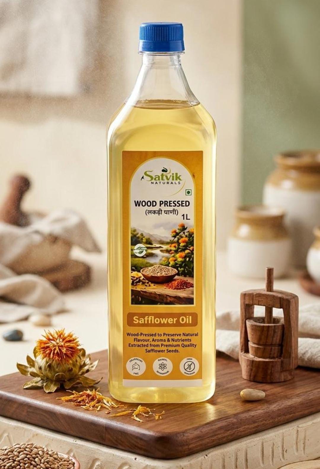 Buffalo ghee jar at Satvik Naturals Ghansoli